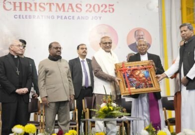 Vice-President Shri C. P. Radhakrishnan participates in Christmas celebration organised by the Catholic Bishops’ Conference of India