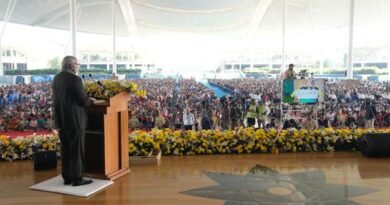 Vice-President Shri C. P. Radhakrishnan participates in World Meditation Day celebrations at Kanha Shanti Vanam, Telangana