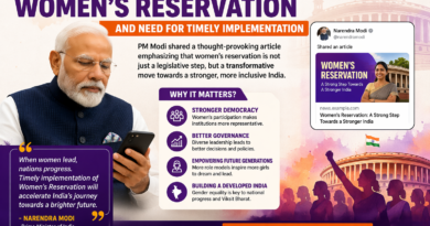 Prime Minister shares an article on women’s reservation and need for timely implementation